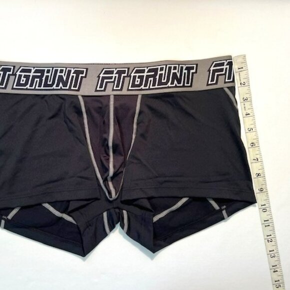 FORT TROFF Size XXL Grunt Corp Mesh Boxer Brief/Trunks - Black/Gray/White… - Picture 7 of 14